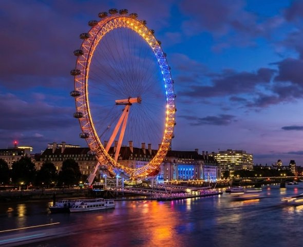 London Eye à noite